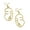 Yellow 14k Gold Plated, variant on About Face Earrings