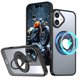 thumbnail image 1 of Adecuado para funda de teléfono móvil Apple 14/15Pro, soporte giratorio con anillo para el dedo, funda protectora esmerilada magnética para iPhone 15Plus, 1 of 5
