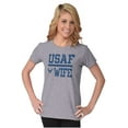 thumbnail image 4 of US Air Force USAF Wife Spouse Women's Plus Size Shirt Brisco Brands 2X, 4 of 5