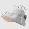 thumbnail image 5 of Achuyrbd Women's Bowknot Wide Brim Sun Hat, Foldable UV Protection Bucket Hat, 5 of 5