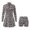 Black Leopard, variant on Leopard Print Women's Athletic Dress 2 Piece Sets with Inner Shorts Pockets Golf Outfit Long Sleeve Quick Dry 1/4 Zip Up Lightweight for Pickleball Workout