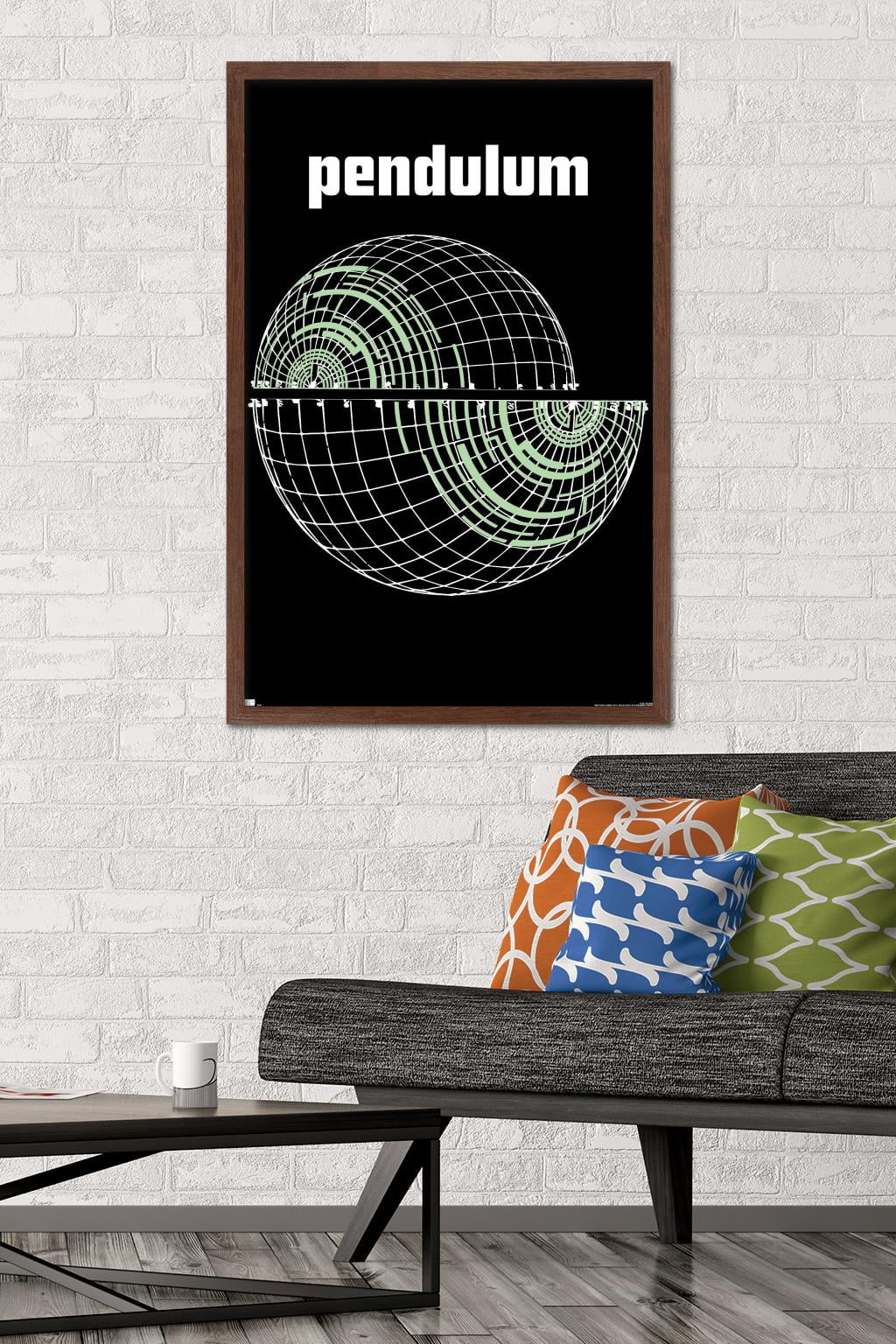 Pendulum - Globe Wall Poster, 22.375" x 34", Framed