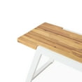 thumbnail image 6 of Goliath Acacia Wood Outdoor 3 Piece Picnic Set, Teak and White, 6 of 12