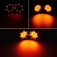 thumbnail image 1 of 2 uds luces de freno de luz de señal de giro de motocicleta 12V 13LED ámbar Ndcxsfigh Accesorios para autos y motos, 1 of 6