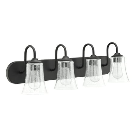 

Craftmade 50404 Gwyneth 4 Light 30 Wide Bathroom Vanity Light - Black
