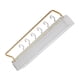 thumbnail image 3 of Estante de baño de aluminio sin taladros, resistente, organizador de pared para dormitorio, cocina, transparente, con gancho y toallero., 3 of 13