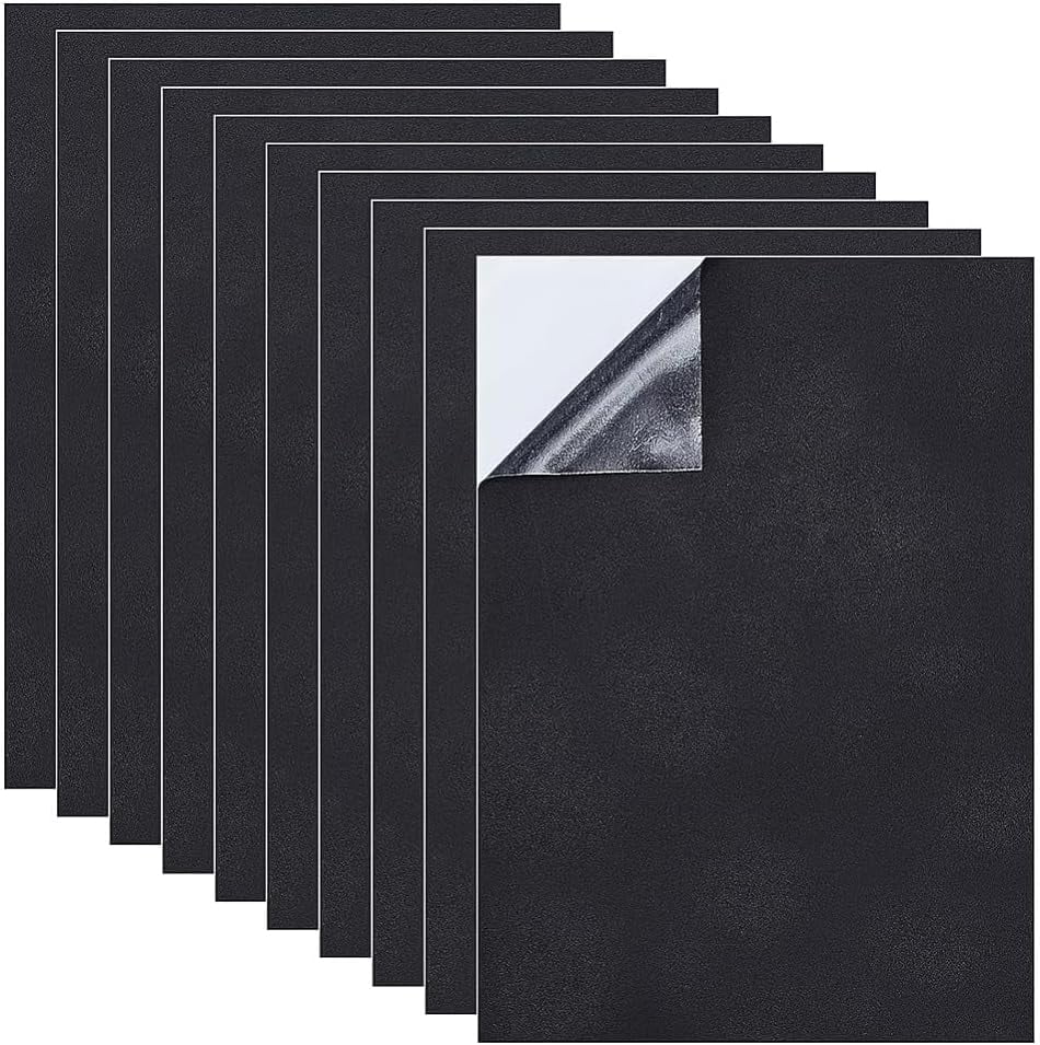 1/2" X 12" X 54" Neoprene Rubber Sponge Sheet With Peel-Back Adhesive - Closed Cell, Black