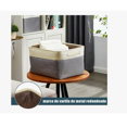 thumbnail image 4 of 3 Cajas De Almacenamiento Plegables color marron, 4 of 4