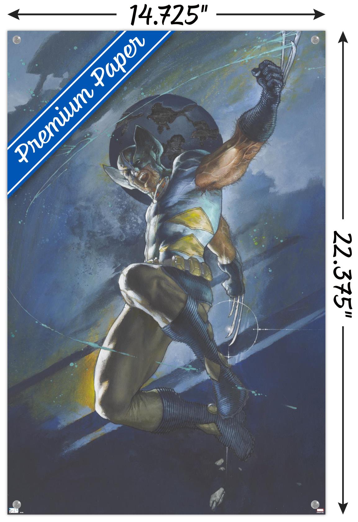 Marvel Comics - Wolverine - Uncanny X-Men #539 Wall Poster with Pushpins, 14.725" x 22.375"