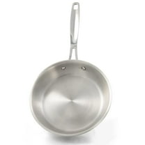 3-Ply Stainless Steel Frying Pan Skillet 10", Even-Heating Tech, Heavy-Duty Construction