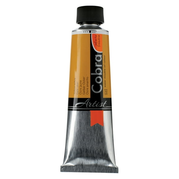 Cobra Water Mixable Oil Colour 150ml, Yellow Ochre