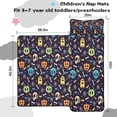 thumbnail image 5 of Colorful Halloween Ghosts Skulls and Pumpkins Toddler Nap Mats for Kids Preschool,50"x20" Sleeping Mat Bag or Kids,Toddler Sleeping Bag,Toddler Nap Mat or Daycare, 5 of 6
