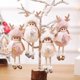 thumbnail image 4 of 4Pcs Angel Plush Doll Christmas Tree Hanging Pendant Xmas Tree Decor Ornaments, 4 of 5