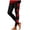 Watermelon Red, variant on Halloween Leggings for Women Spooky Skull Side Graphic Full Length Fitted Casual Pants