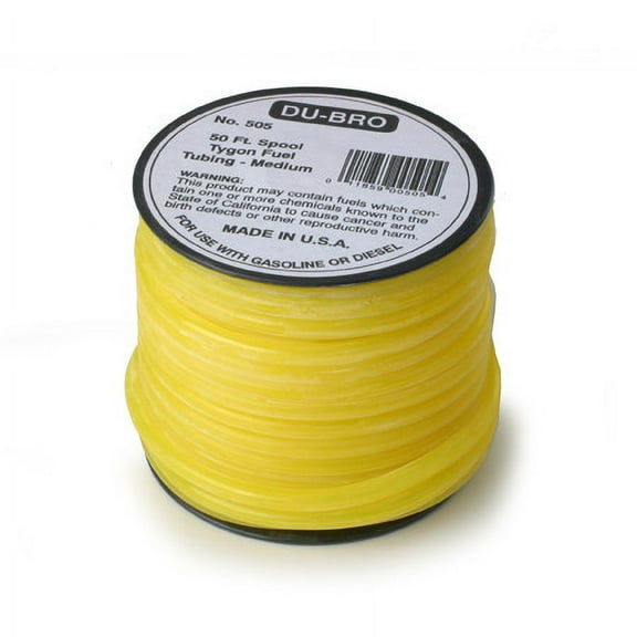 Du-Bro 505 3/32 x 50' Medium Tygon Gasoline Tubing