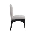 thumbnail image 6 of Meridian Furniture Waldorf Grey Chenille Fabric Dining Side Chair, 6 of 8