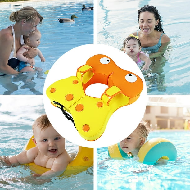 Flotador Anillo De Natación Para Bebé Y Mamá – Inflable De PVC, Capacidad 100 Kg, Para Bebés De 6 A 36 Meses, Ideal Para Piscina Y Playa