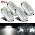 thumbnail image 2 of 8Pcs 12V Boat Marine Signal Lamp Clear Grade Waterproof LED Courtesy Lights Stair Deck White, 2 of 8