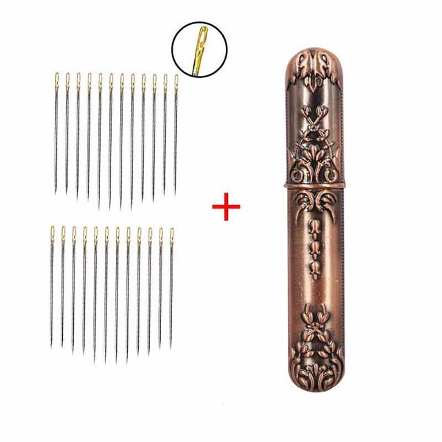 24 agujas de plástico para ojos grandes, 9 cm, agujas de plástico de seguridad, agujas romas de aprendizaje para niños y costura, manualidades hechas a mano LingWen 1327537064749
