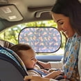 thumbnail image 2 of Yuyamidu Axolotl Baby Car Sun Shade for Side Window Cute Car Window Shades 2 Pack Foldable Sunshade for Car Window Universal Car Shades for Side Windows Baby, Sunshades for Car Auto SUV, 2 of 7