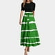 thumbnail image 1 of WILLBEST Vestidos de Verano 2025 Vestidos de Verano para Mujer 2025 Vestido Largo Cruzado de Manga Corta con Estampado Floral Vestido de Corte A con Dobladillo con Volantes y Retazos Chica, 1 of 3
