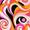 Swirling Circles, variant on Mens Pajama Pants with Pockets Sleepwear Lounge Bottoms Sizes S-2XL, Futuristic Sun