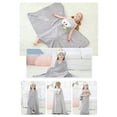 thumbnail image 2 of Sonducket Hogar niños Toalla de baño Chinlon niños absorbente de agua estilo de dibujos animados Adorable albornoz de ducha Ponchos Pijama Marrón, 2 of 6