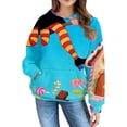 thumbnail image 5 of XQYLOS Cute Hoodies for Teen Girls Trendy Prep𝗉y Waf𝖿le Hooded Sweatshirts Oversized Long Sleeve Sweater Tween Girl Clothes Cozy Pullover Hoodie Warm Casual Sweatshirt Fall Winter Fashion, 5 of 7