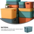 thumbnail image 2 of Himition 1PC Desktop Storage Box Sundries Snacks Storage Basket Plastic Storage Box (XL), 2 of 5