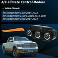 thumbnail image 2 of Módulo de control del clima del calentador de aire acondicionado Unique Bargains para Dodge para Ram 1500 3500 2014-2018 para el panel de control HVAC No. 68268190AA/68186217AD, 2 of 7