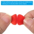 thumbnail image 4 of Unique Bargains 0.4' Self Adhesive Dots, 270 Pairs Sticky Hook Nylon Loop Dots Strips, Red, 4 of 7