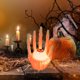 thumbnail image 5 of Decoraciones de Halloween, adornos de Halloween, regalos de Halloween, luz de noche luminosa de mano fantasma de Halloween, regalo, luces de calabaza, luces fantasma, adornos, decoración, juguetes col, 5 of 6