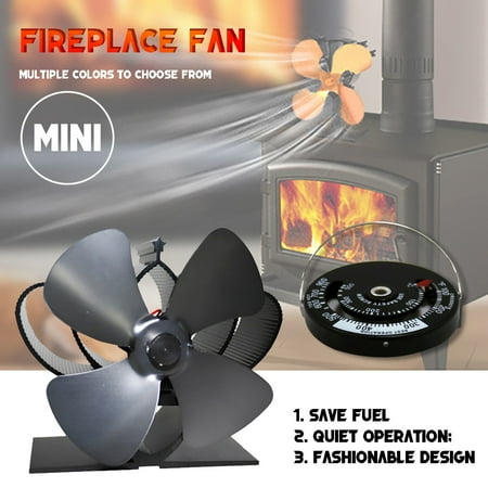 

Tiezhimi Fireplace Fan For Wood Stove 4 Blades Environmentally Friendly And Efficient