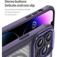 thumbnail image 5 of Case for iPhone 13 Pro Max,Full-Body Rugged Carbon Fibre Protective Clear Back Hybrid Magnetic with Wireless Charge Shockproof Protector Phone Case for iPhone 13 Pro Max,6.7 inch 2021 (Purple), 5 of 9