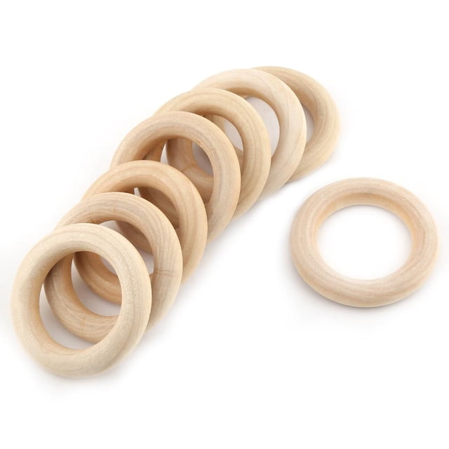 DIY Craft Ring 20Pcs Jewelry Making Wooden Rong, Wooden Ring, Easy To Clean For Wedding Decor Home Decoration