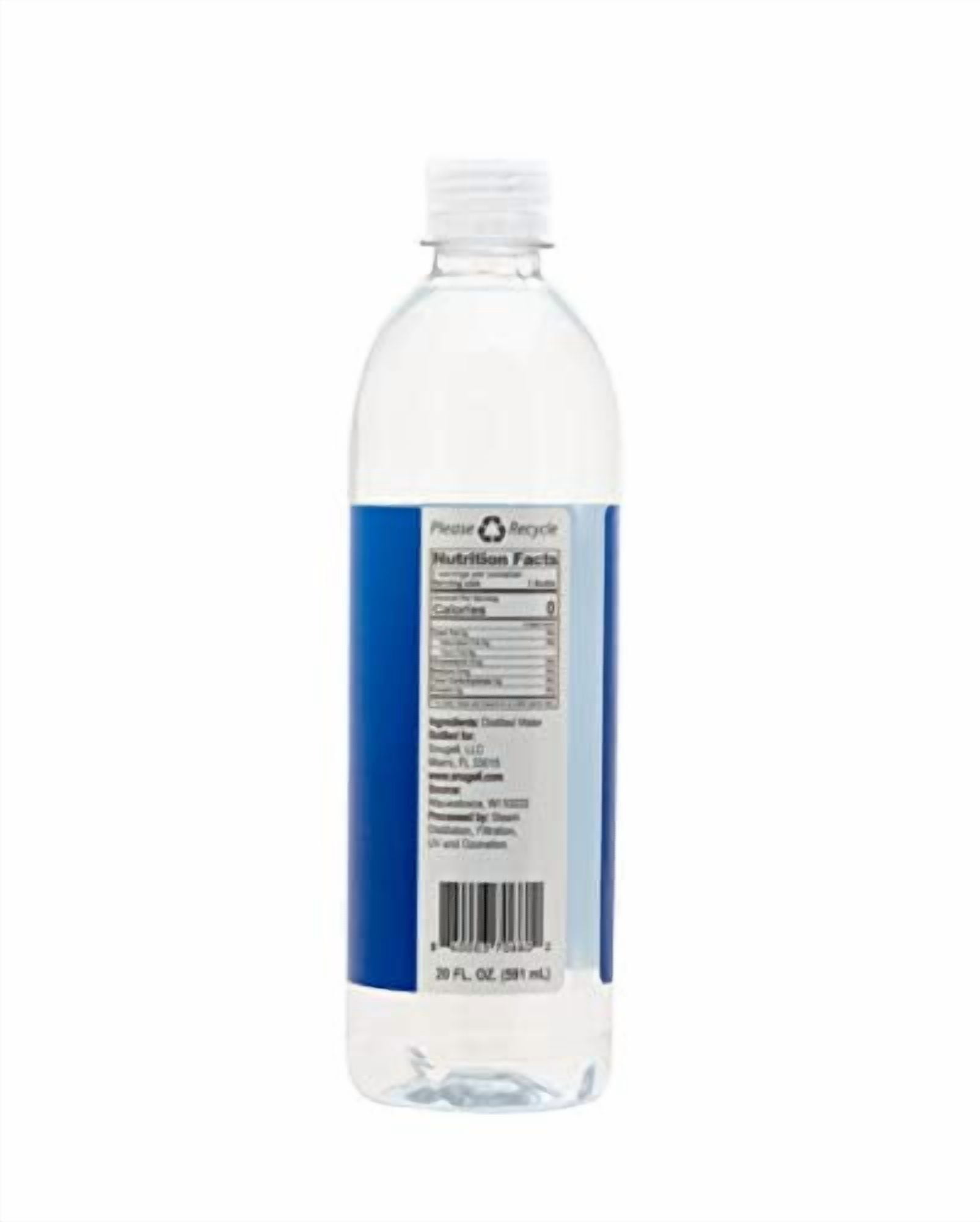 Snugell Distilled Water for CPAP Machines , 20oz Bottles 6-Pack , for ResMed and Respironics Machines ,Travel Friendly , Clean , Multi-Use , Made in USA