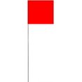thumbnail image 1 of GFDYREE Tool Co FRG15100 2.5-Inch by 3.5-Inch Marking Flags with 15-Inch Wire Staffs, Red, 100-Pack, 1 of 7