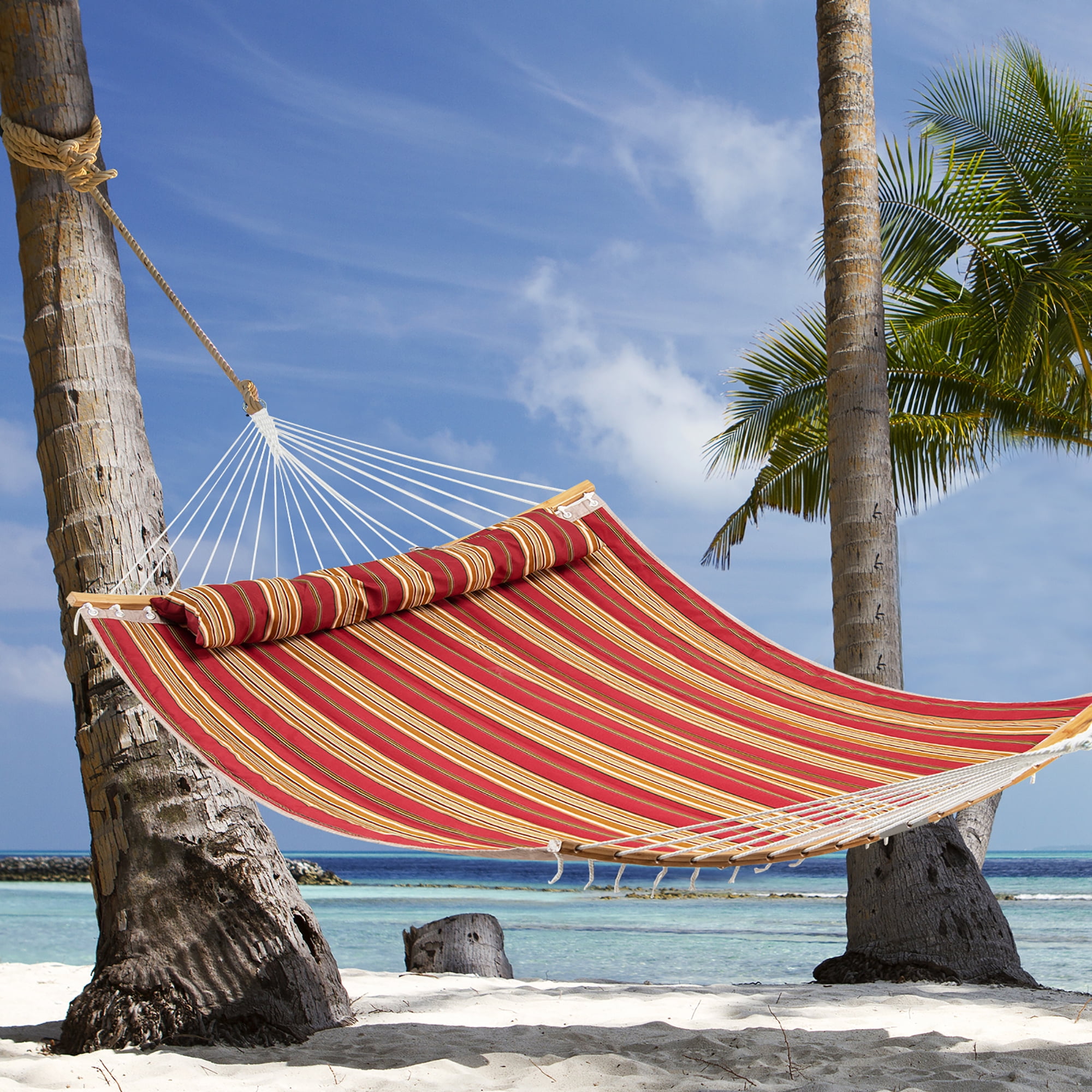 Visit the Costway Store Costway Hammock with Pillow, Red