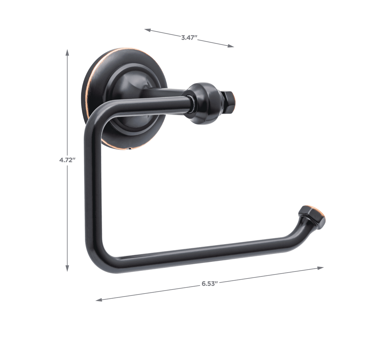 Better Homes & Gardens Holbrook Bathroom Toilet Paper Holder, Oil Rubbed Bronze