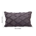 thumbnail image 2 of RKSTN (30X50Cm) Housse de Coussin en Peluche Rayée Violette, 2 of 5
