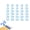Light Blue, variant on Number Pencil Toppers 1-50, Reusable Classroom Pencil Labels for Tracking and Organization