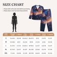 thumbnail image 4 of Kdxio Starry Sky Flying Tiger Women's Pajama Sets Long Sleeve Button Down Sleepwear Nightwear Soft Pjs Lounge Sets-X-Large, 4 of 7