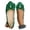 shoes 182#Green, variant on oqasdz Womens Casual Shoes Slip On Low Heel Pointed Toe Ballet Shoes with Bow Design Comfort Wedding Solid Color Trendy Dressy Shoes Summer Outdoor