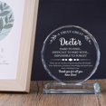 thumbnail image 3 of Placa de cristal Uniquilling Doctor Award, 15 x 14 x 3 cm, 0,5 kg, 3 of 8