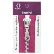 Coats & Clark Zipper Pull Pop Top Silver