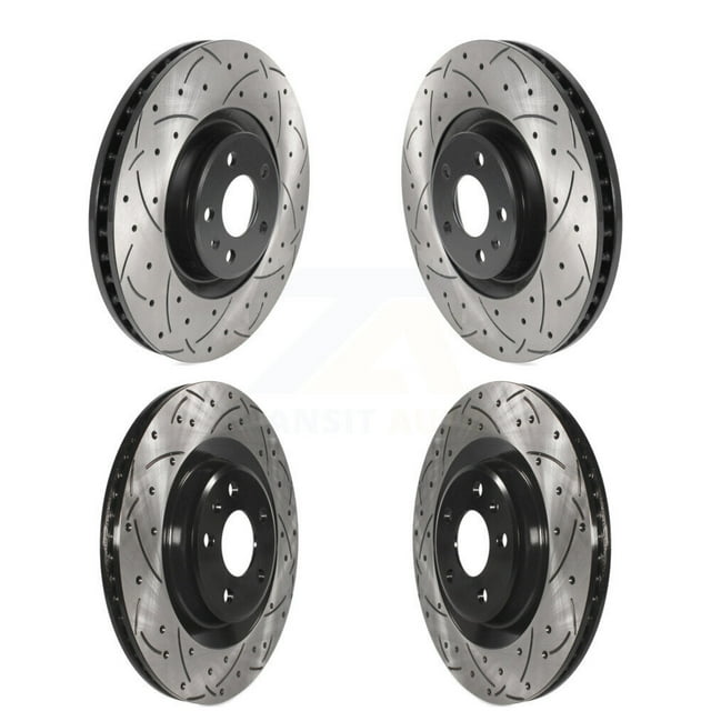 Kit de Rotors de Frein à Disque Perforé à l'Arrière pour Audi A6 Quattro A7 KD-100503