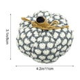 thumbnail image 3 of WKSCLPAI Halloween Knitted Pumpkin Decoration Gray Color Thanksgiving Festival Party Home Shelf Tabletop Display Ornament, 3 of 7
