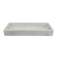 thumbnail image 3 of A&B Home White Marble Tray - 22"W x 8"L x 3"H - White, 3 of 4