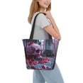 thumbnail image 2 of Sikiie Gothic Red Skull Cemetery Shoulder Bag Casual Hobo Crossbody Tote Bag for Women and Men Large Purse Messenger Bag Travel Work, 2 of 6
