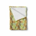 thumbnail image 2 of Leaves Soft Flannel Fleece Throw Blanket, Soft Colored Autumn Leaves with Stripes as Ribs and Nervures of Foliage in Repeat, Cozy Plush for Indoor and Outdoor Use, 50" x 60", Multicolor, by Ambesonne, 2 of 6